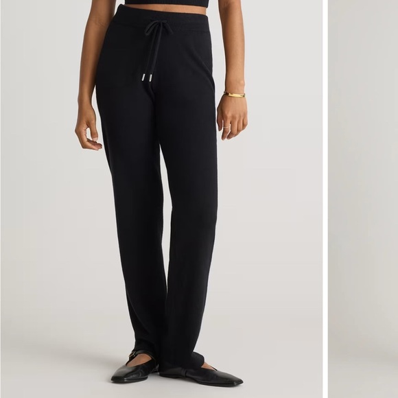 August Silk‎ Women's Black Drawstring Lounge  Pants size Large - Picture 1 of 3